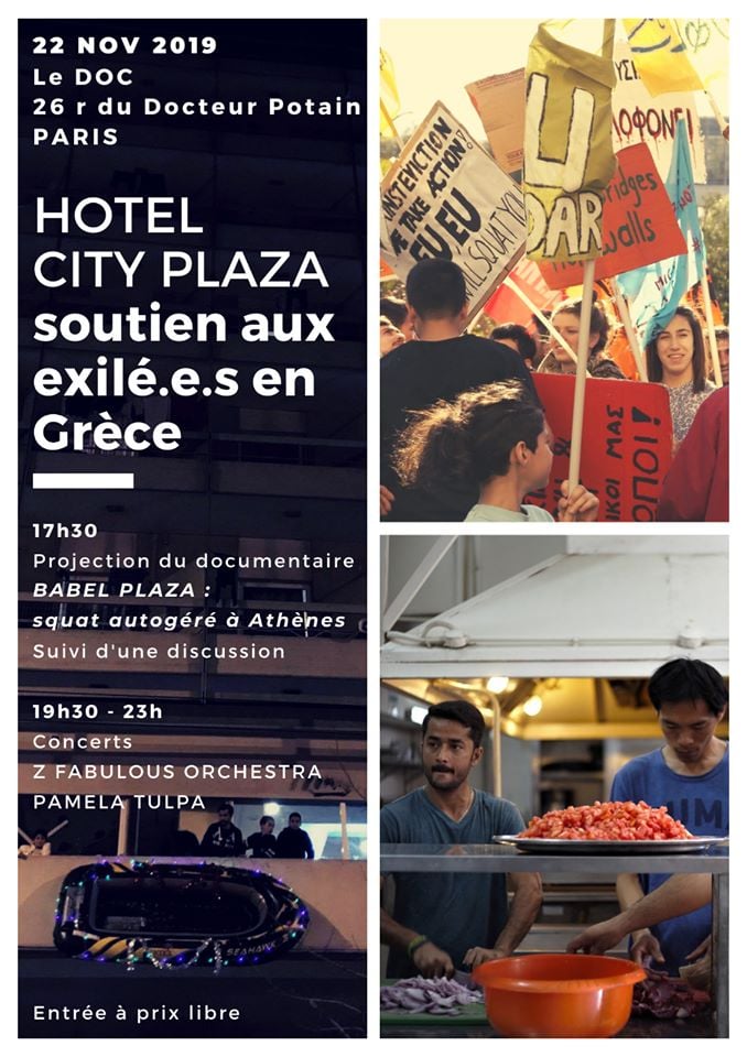 City Plaza: Soutien aux Exilé.es en Grèce 1