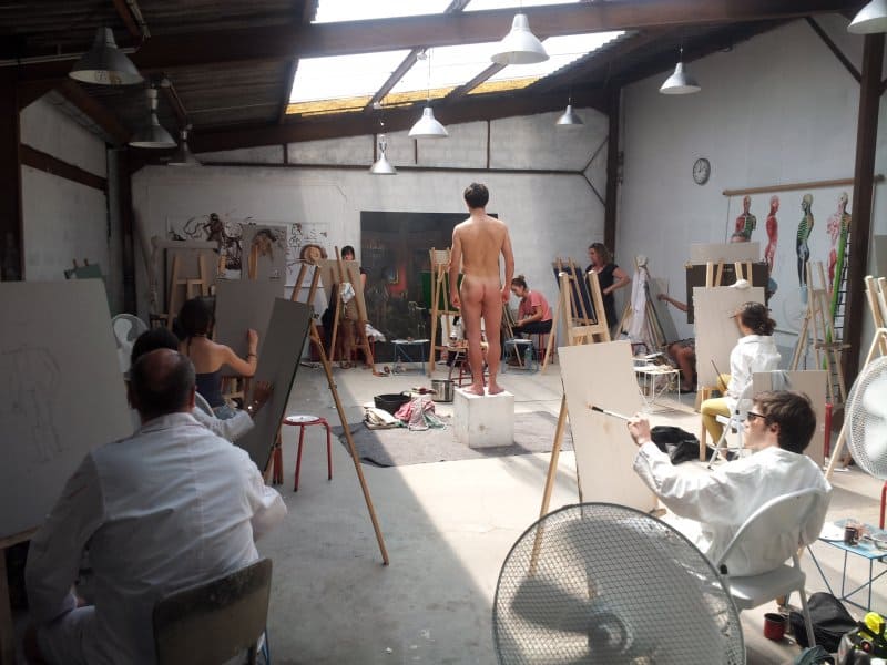 Atelier libre modèle vivant 1
