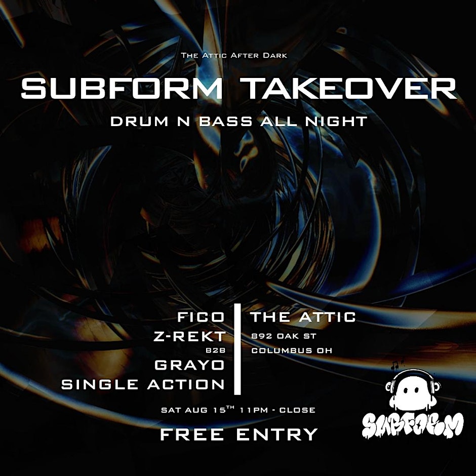 The Attic After Dark: SUBFORM Takeover 1