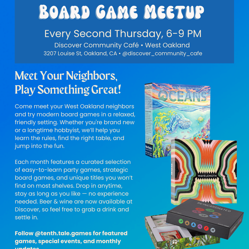 West Oakland Board Game Meetup