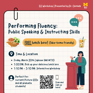 Performing Fluency: Drama-Based Speaking Workshop 1