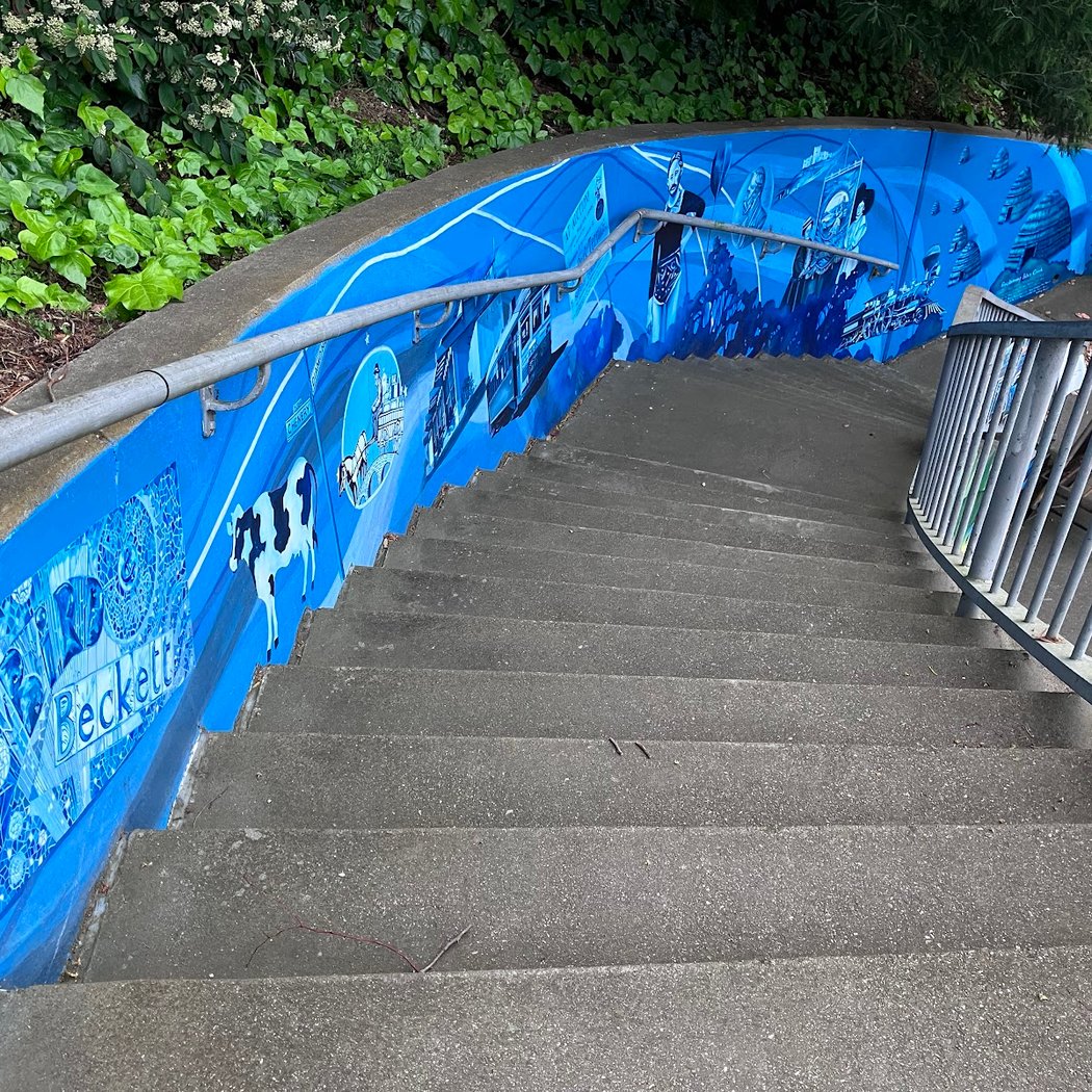 Burnside Mural and Steps 2