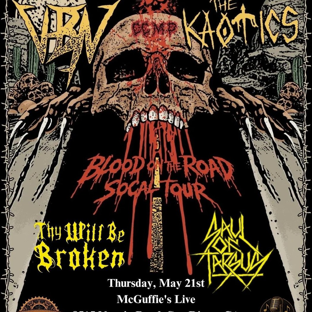 THE KAOTICS with VIOLENT BY NATURE, SAUL OF TARSUS & THY WILL BE BROKEN 1
