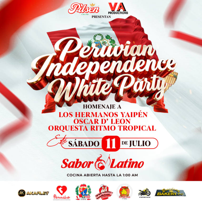 PERUVIAN INDEPENDENCE WHITE PARTY 1