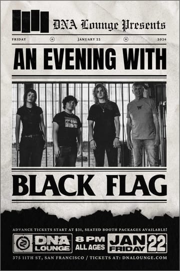 An Evening With Black Flag 1