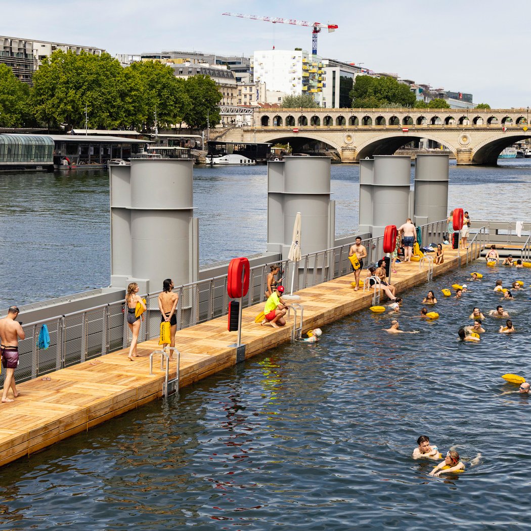 Baignade estivale dans la Seine : quai de Bercy