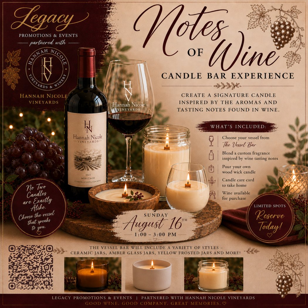 Notes of Wine – Candle Bar Experience 1