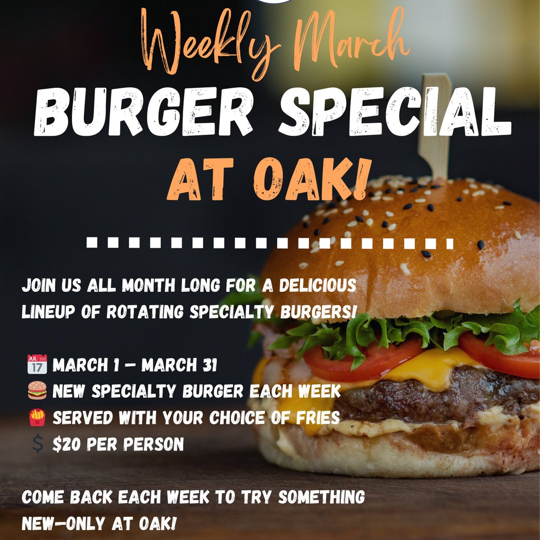 Weekly Burger Special 1