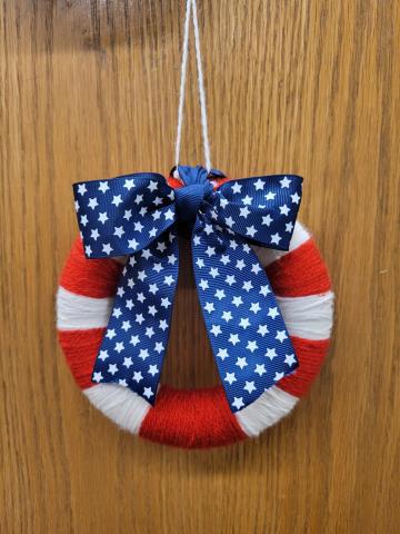 Americana Wreath Making 1