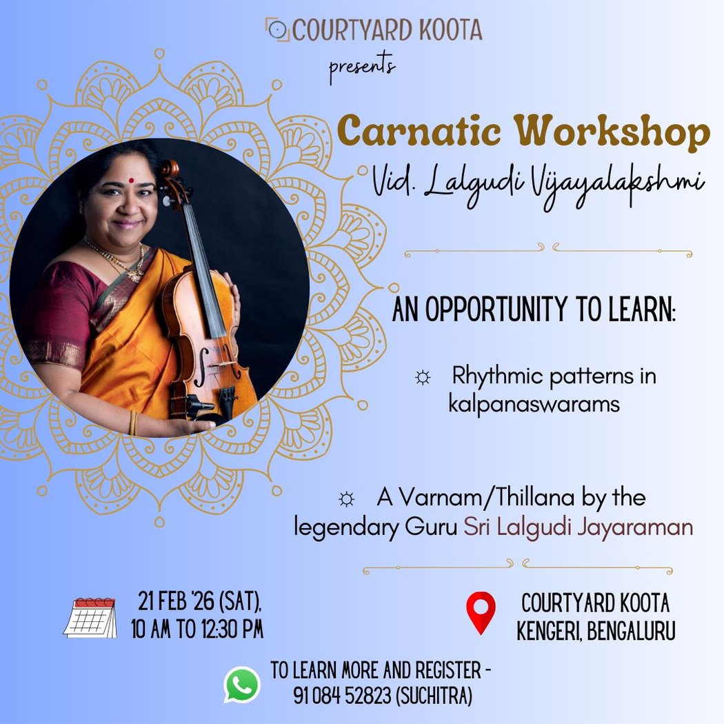 Carnatic Vocal Workshop 1