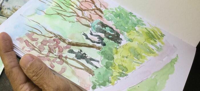 Rendez-vous au jardin 2025, VISITE-ATELIER, AQUARELLE AU JARDIN 2