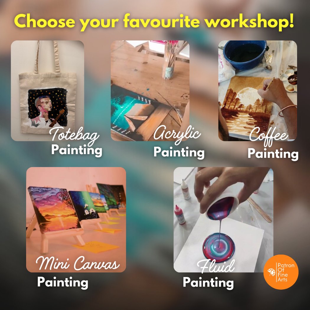 Fluid Art Workshop Bengaluru - Beginner Friendly