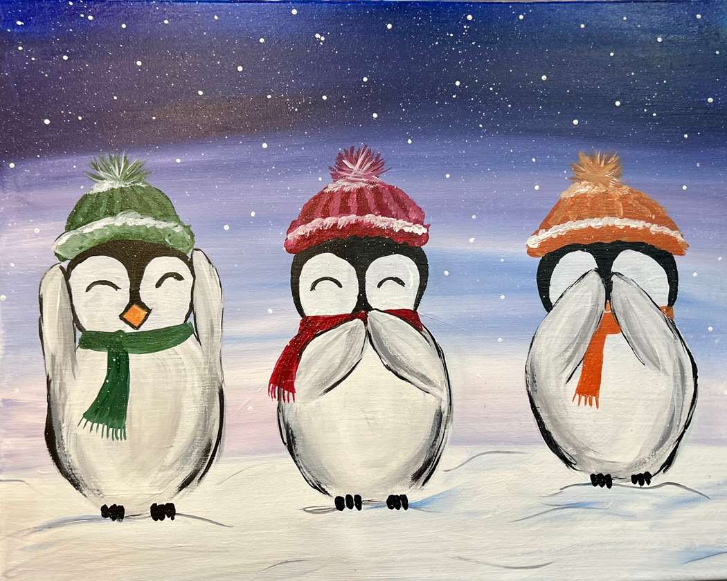 Three Wise Penguins 1