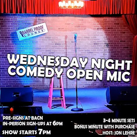 Wednesday Night Comedy Open Mic 1