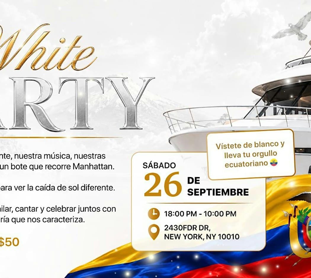 White Party Fiesta Ecuatoriana en Bote