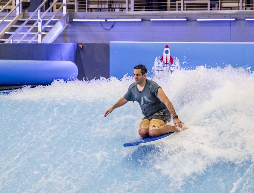Indoor Surfing on the Supernova Surf Machine 1