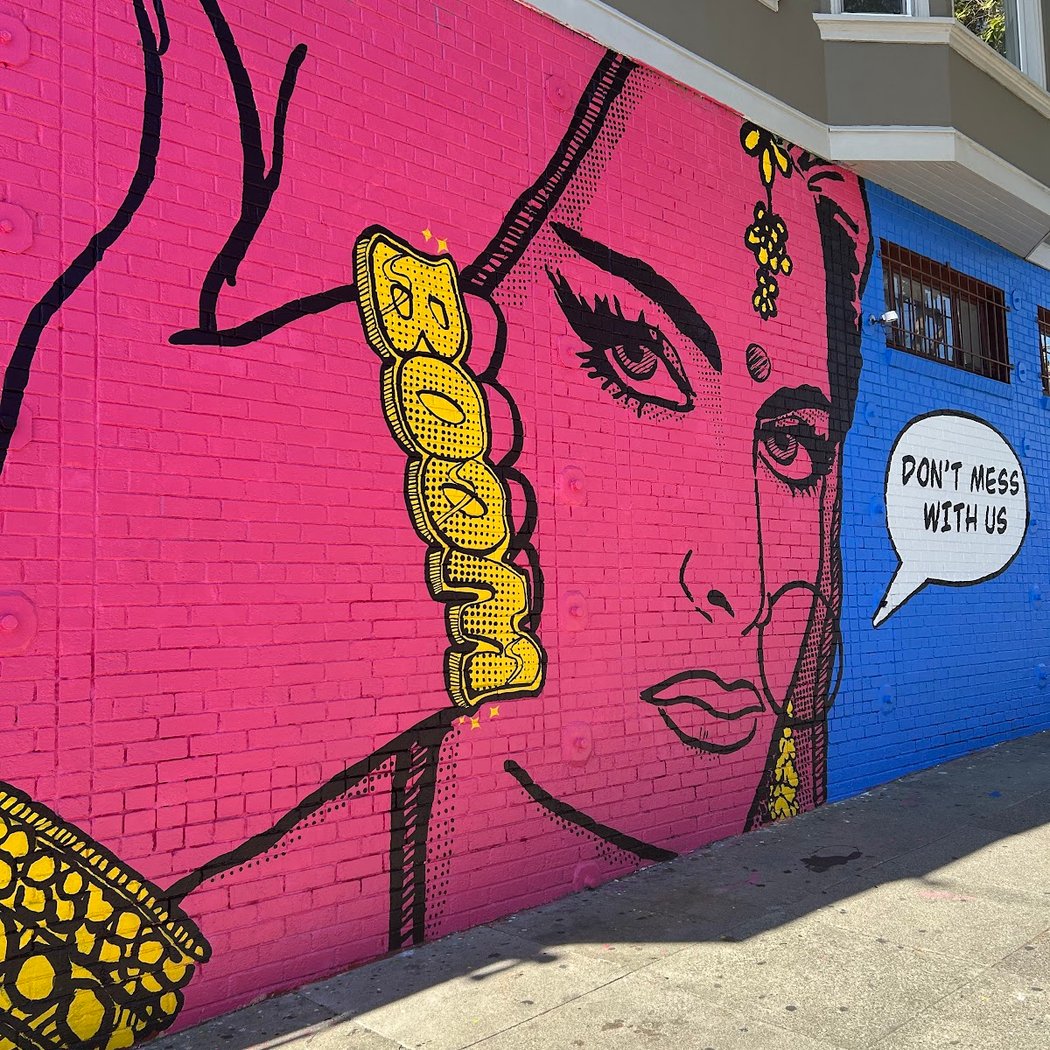 The Pink Lady Mural 1