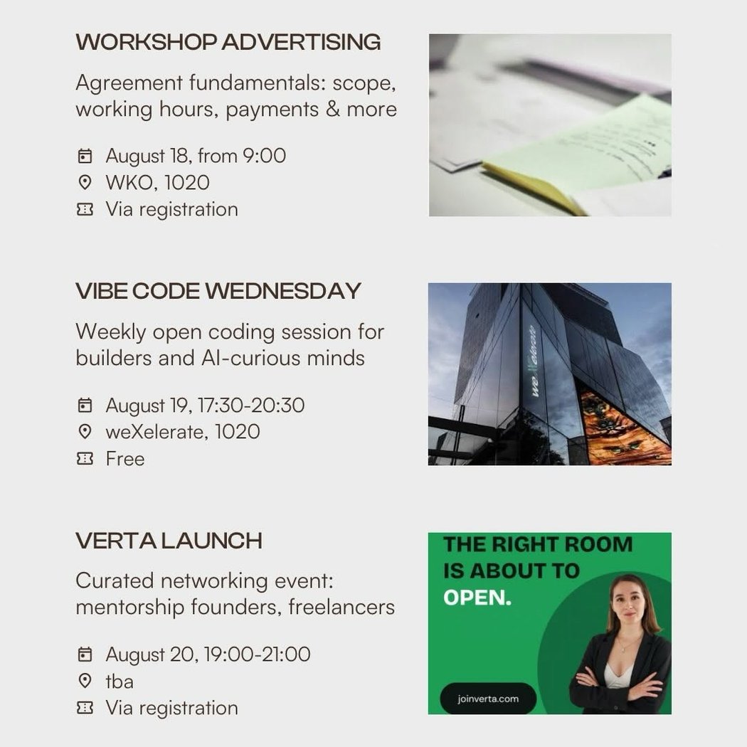 VIBE CODE WEDNESDAY Weekly open coding session for builders and AI-curious minds 1