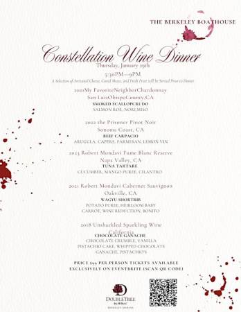 Five Course Wine Pairing Dinner 1