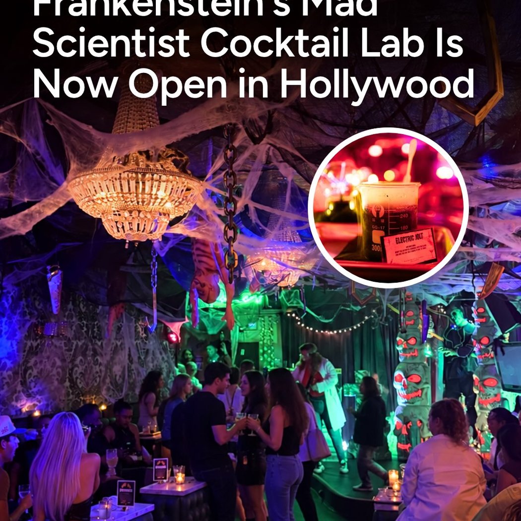 Frankenstein's Mad Scientist Cocktail Lab