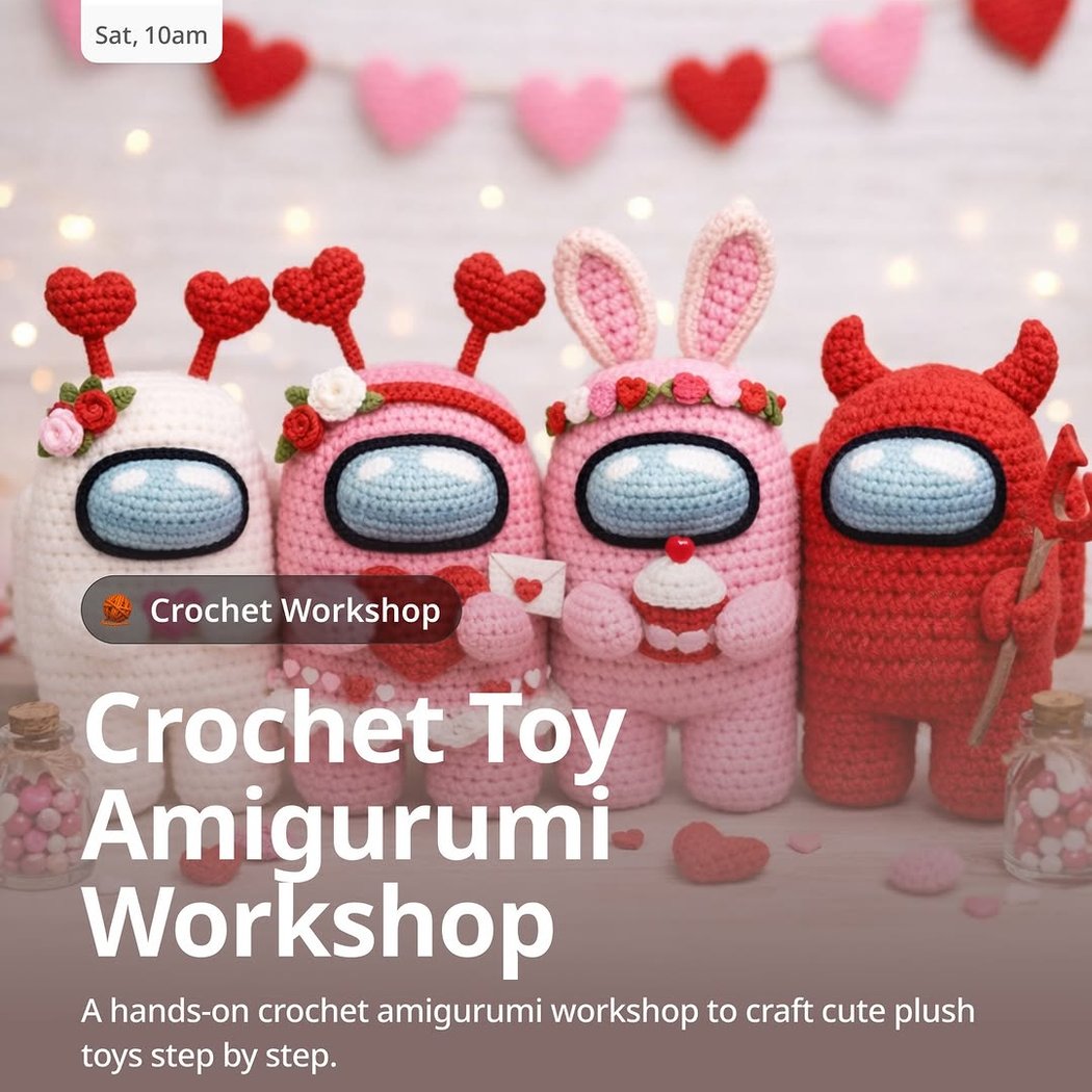 Crochet Toy Amigurumi Workshop 1