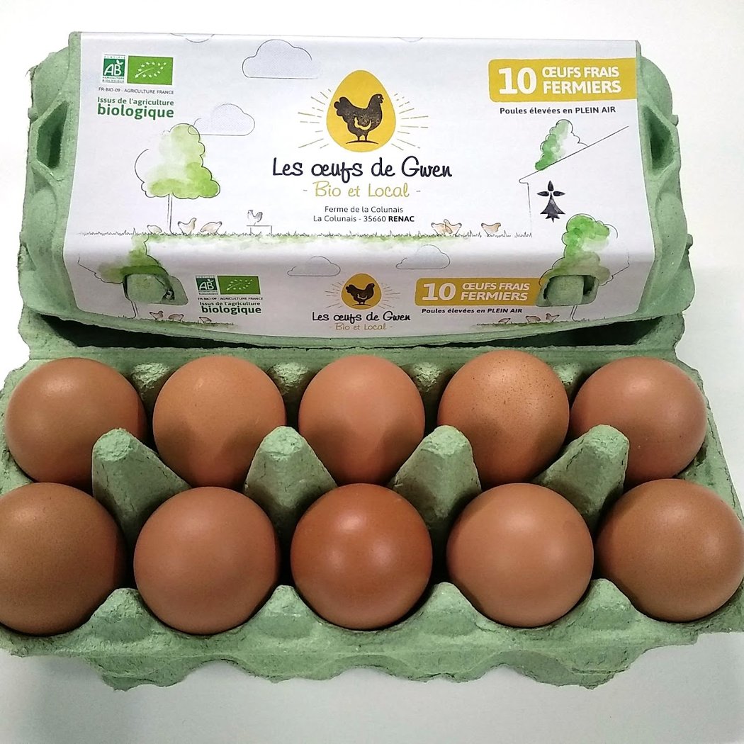 Les oeufs de Gwen by Ferme de la Colunais 1