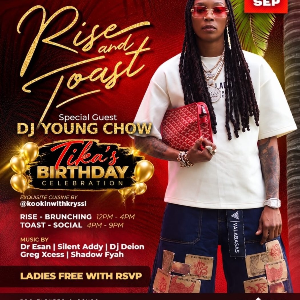 Rise and Toast #1 Caribbean Brunch Party & Tika's Birthday Celebration