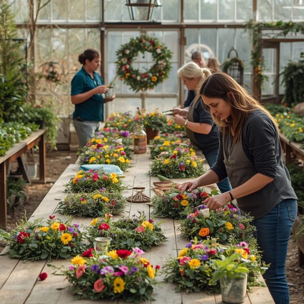Earth Day Wreath-Making Workshop 1