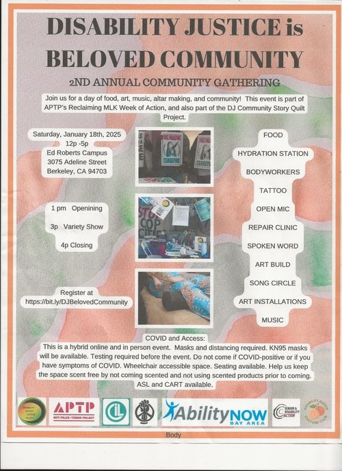 Disability Justice is Beloved Community Event 1