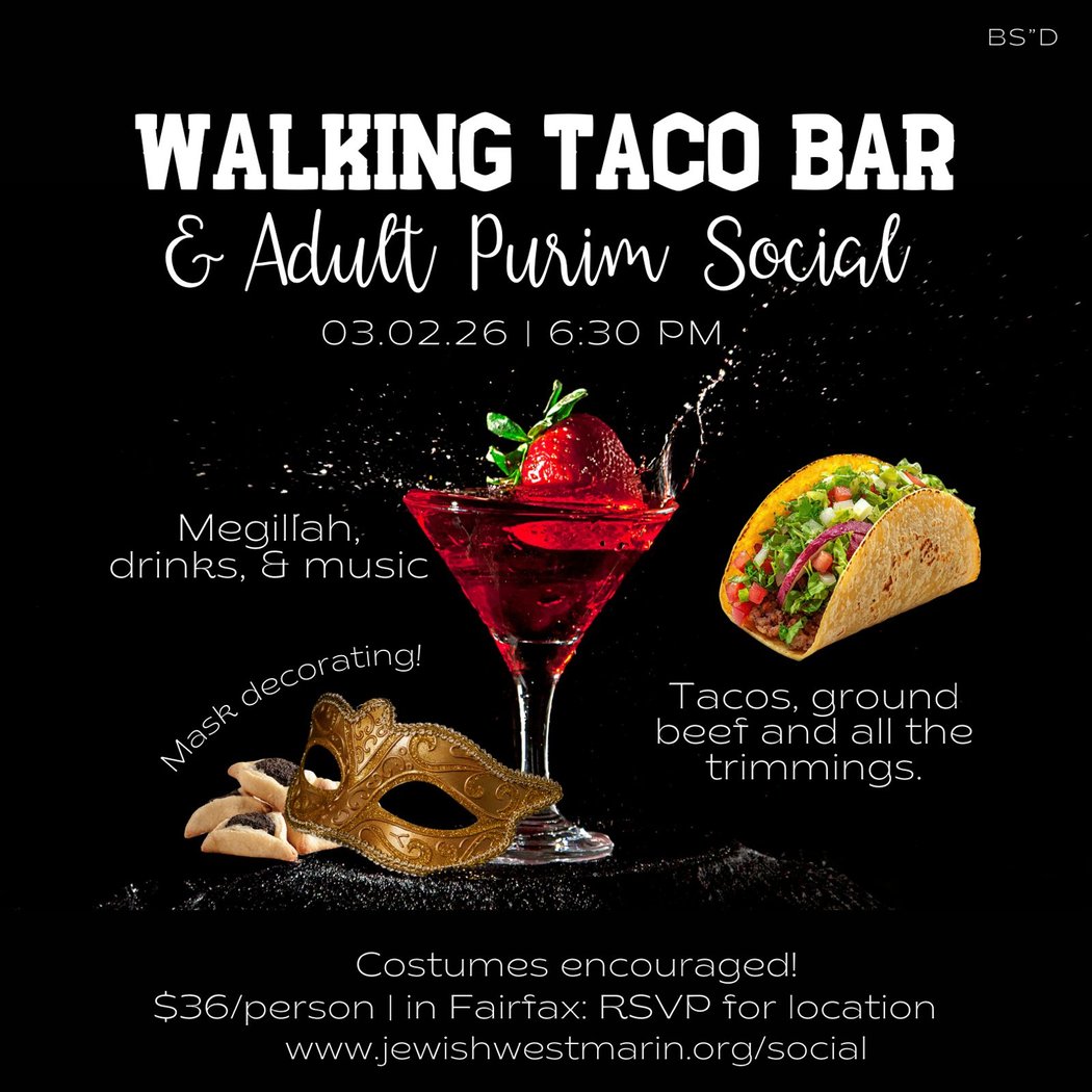 Walking Taco Bar & Adult Purim Social 1