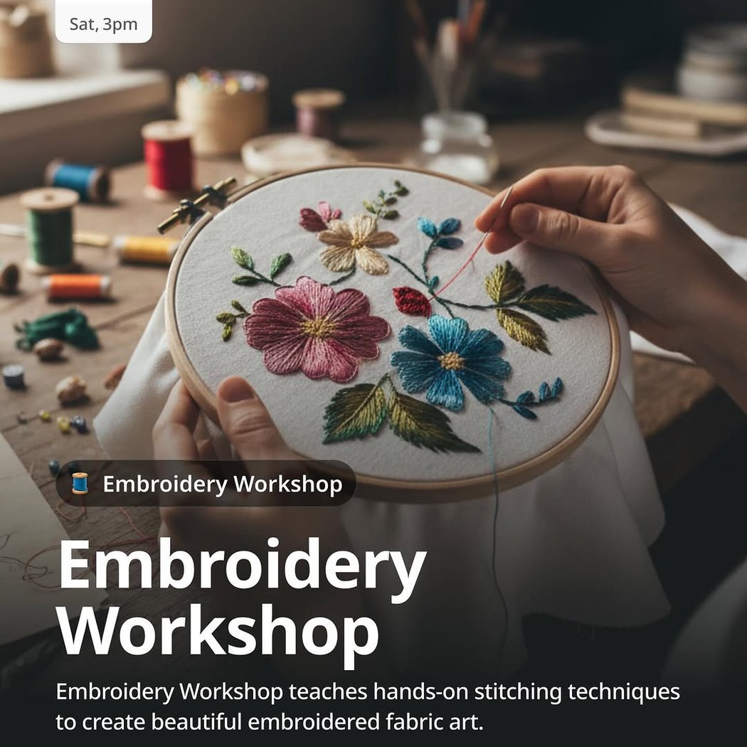 Embroidery Workshop 1