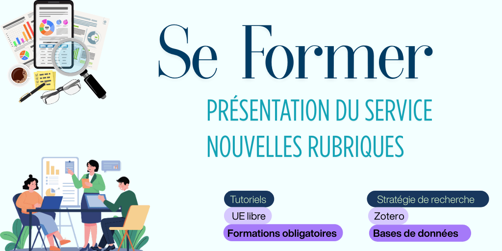 Focus : service formation de la bibliothèque CY et ses nouveautés 1