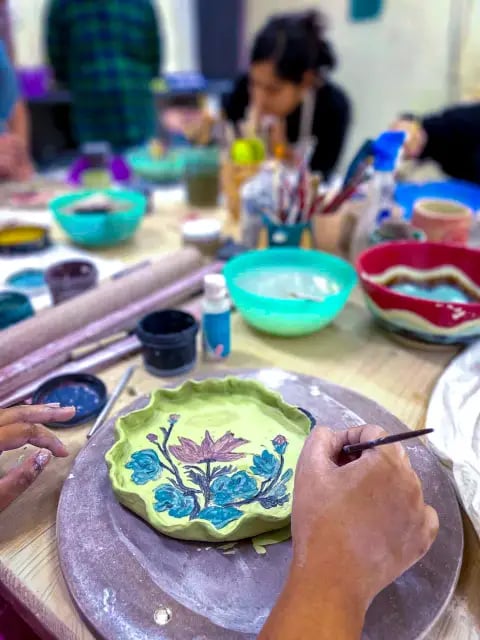 Learn Pottery Two Ways - Wheel Throwing & Hand-building 3