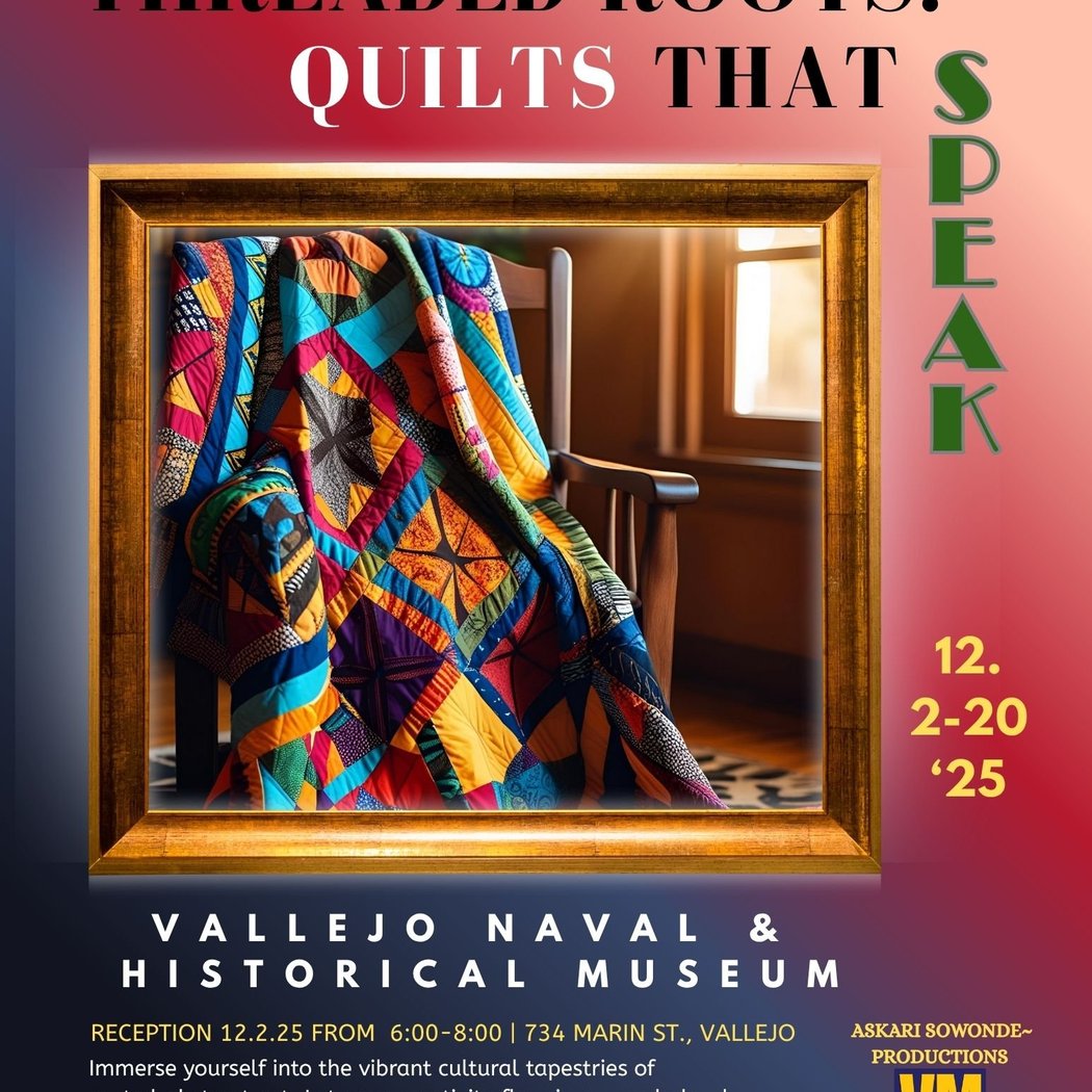 Opening Reception for Threaded Roots: Quilts That Speak 1