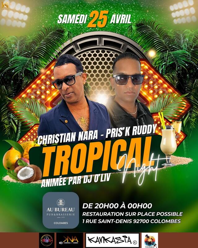 Soirée Tropicale NIGHT 1