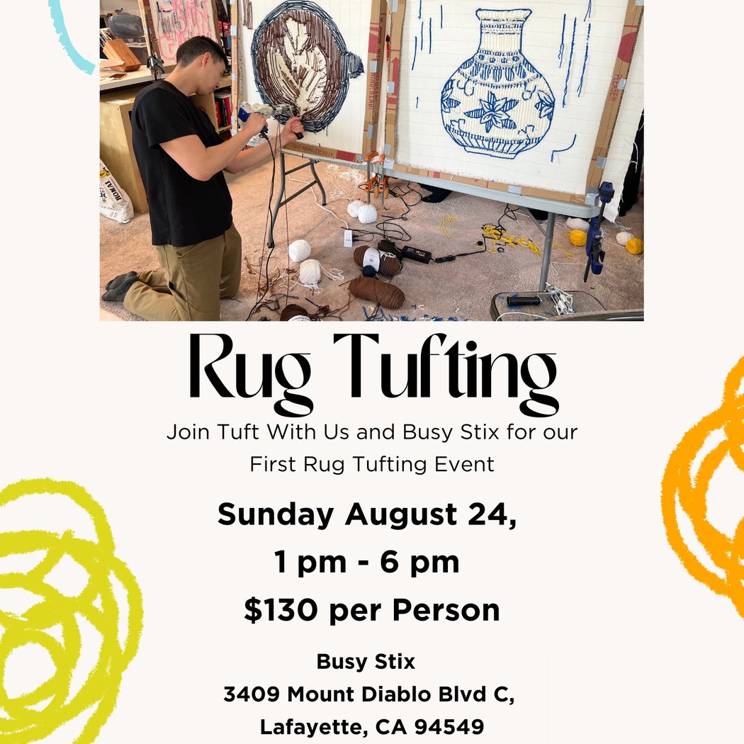 Rug Tufting event with Scott from Tuft With Us