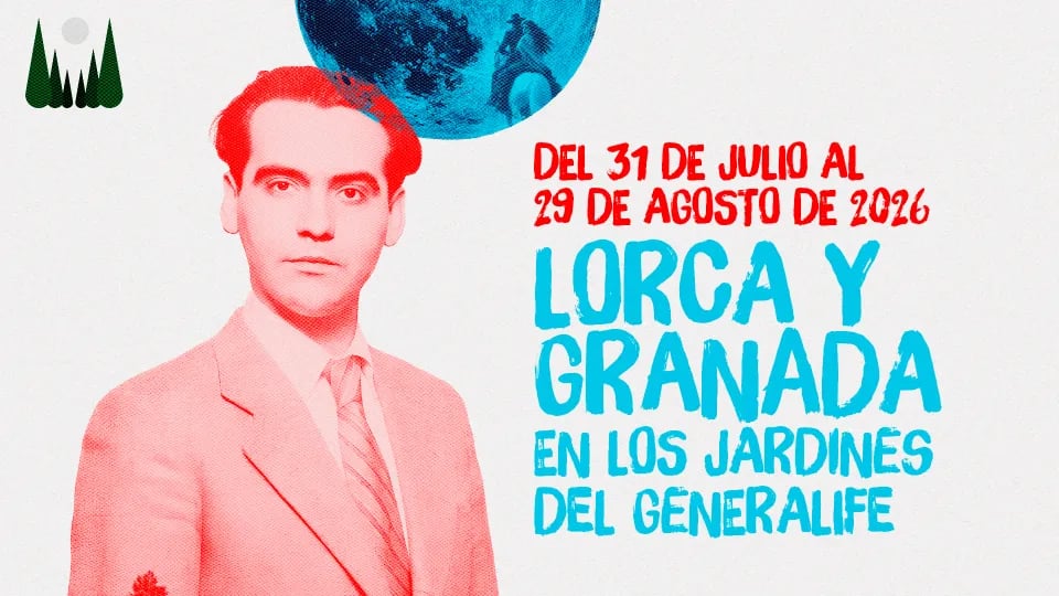 Lorca y Granada en los Jardines del Generalife 1