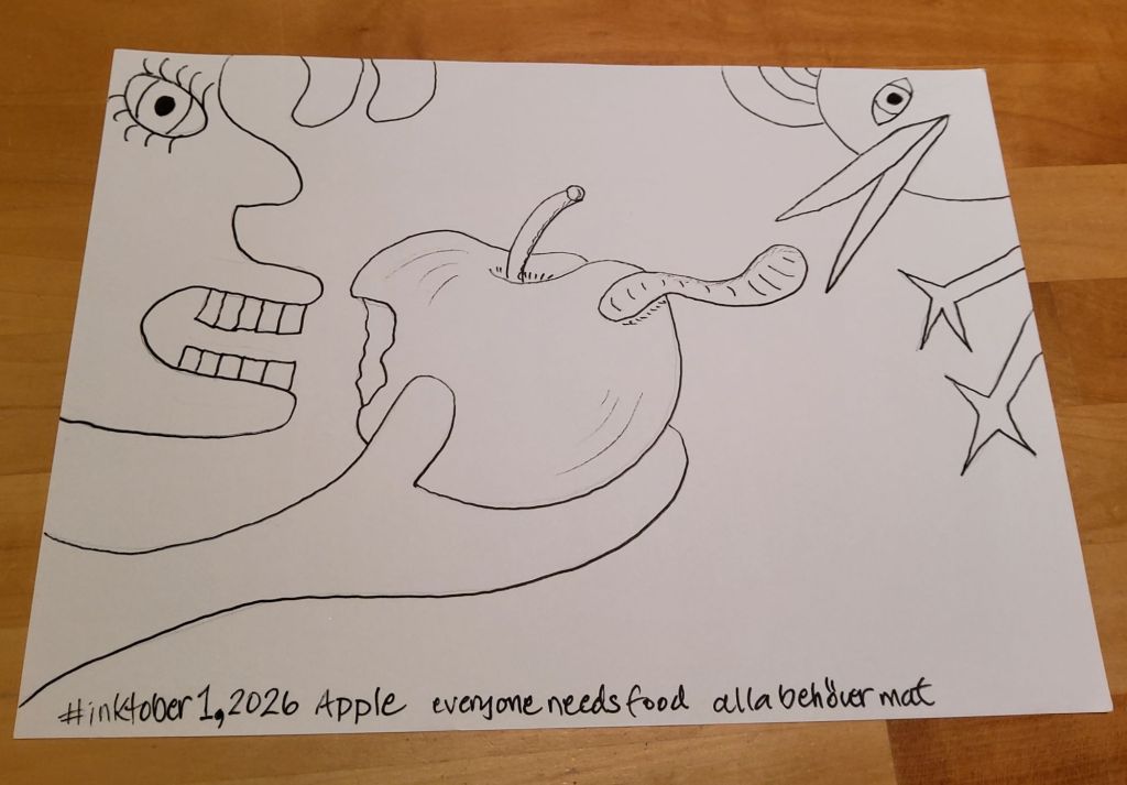 Makerspace: Inktober Drawing Challenge 3