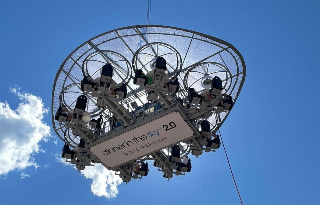 Dinner in the Sky Hamburg 1