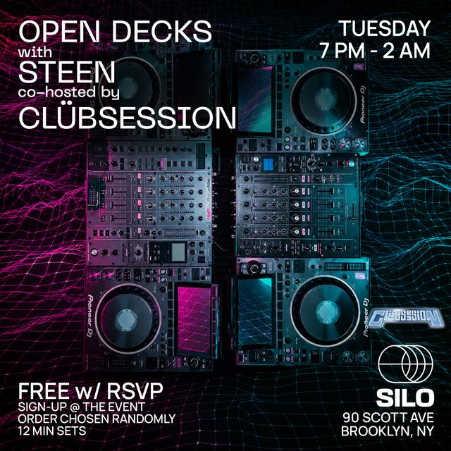 Open Decks w/ Steen & Clübsession 1