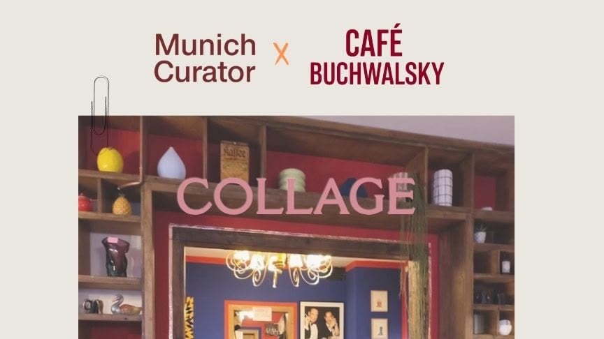 Collage making with Matthias Worsch at Caffe Buchwalski 1