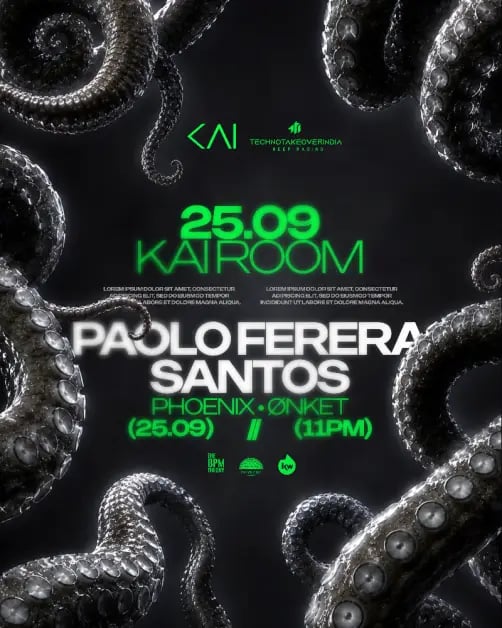 PAOLO FERRARA X SANTØS [LIVE IN DELHI]