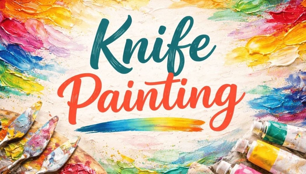 Knife painting workshop 1