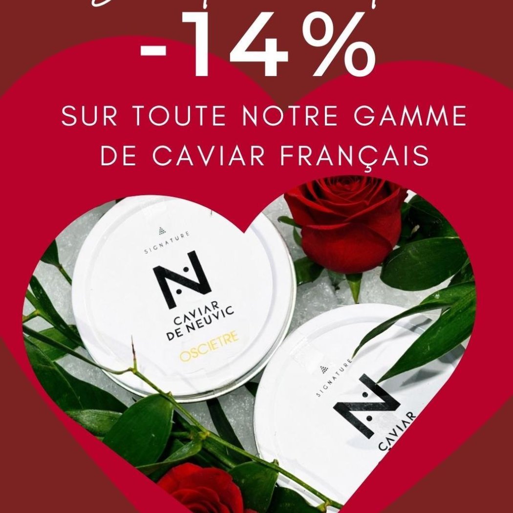 -14% sur notre gamme de caviar 1
