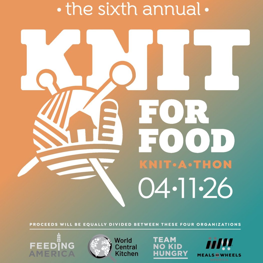 Knit For Food Knit-a-Thon 2026 1