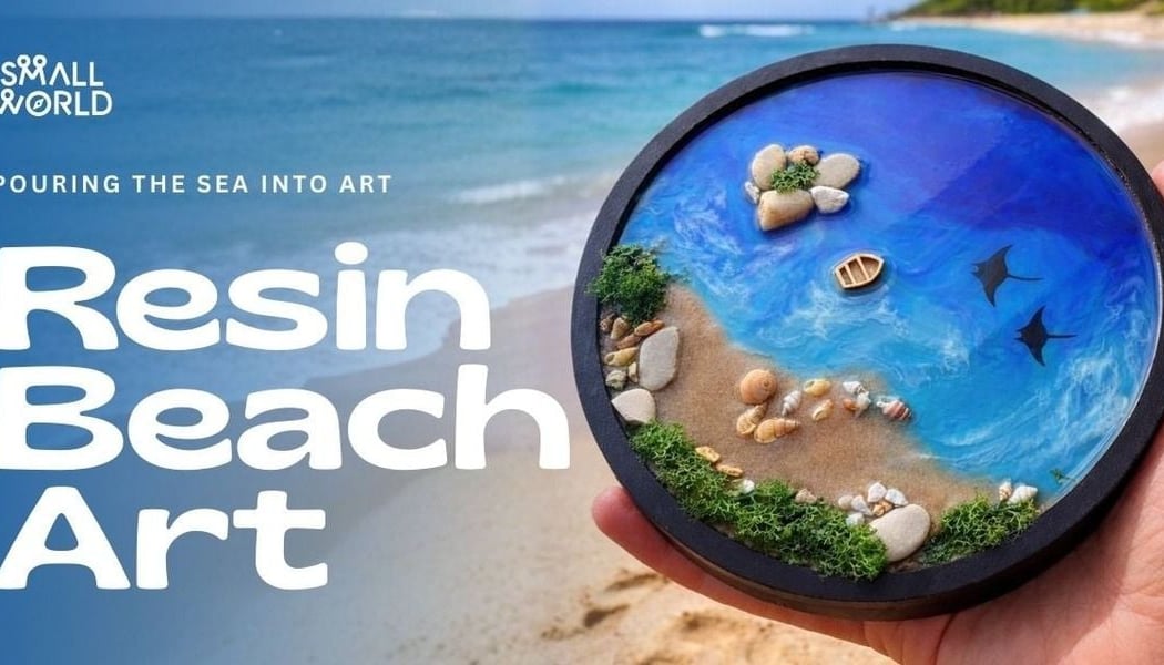 Resin Beach Art 1