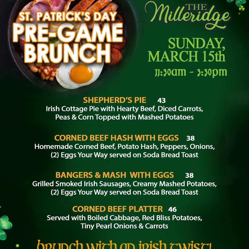 St. Patrick's Day Pre-Game Brunch 1