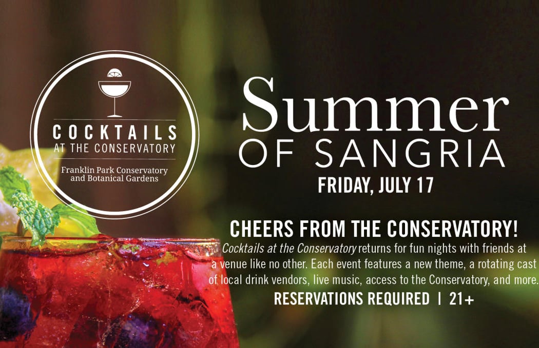 Cocktails at the Conservatory: Summer of Sangria 1