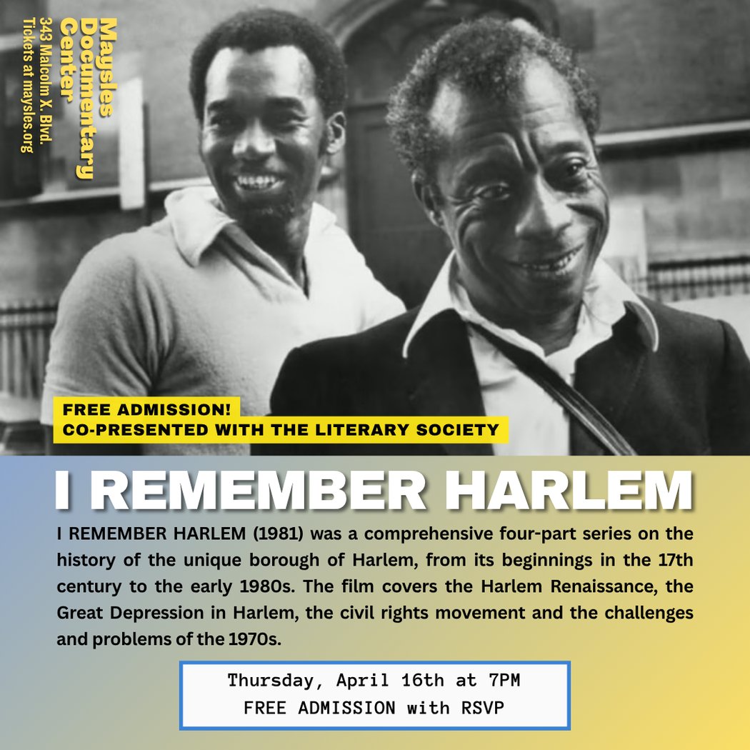 I REMEMBER HARLEM: Episodes 1 + 2 1