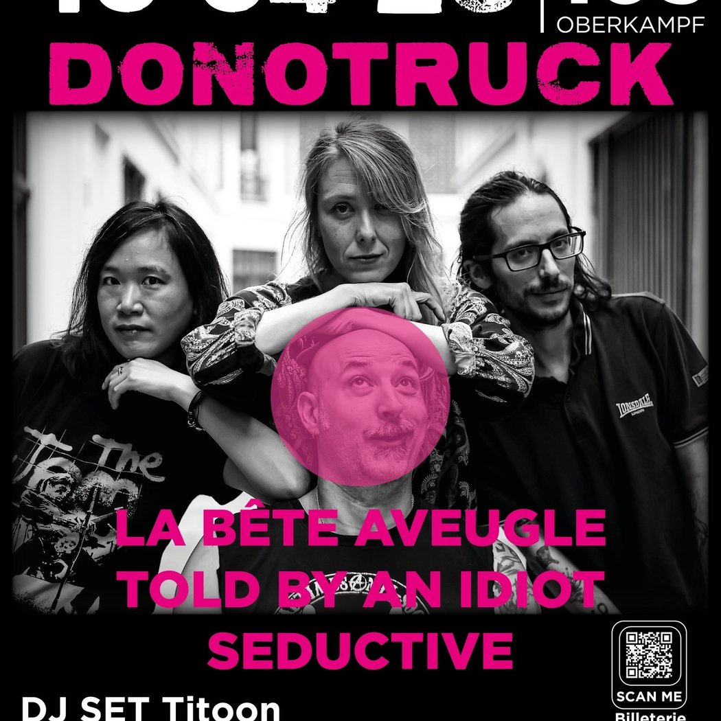 DONOTRUCK + LA BETE AVEUGLE + TOLD BY AN IDOT + SEDUCTIVE + DJ TITOON INDEZINE RADIO LIBERTIARE 1
